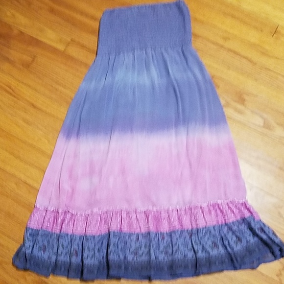 Free People Dresses & Skirts - Free People Strapless Silk Dress
